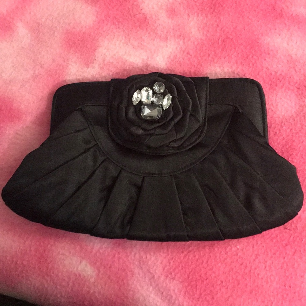 Black Style & Co clutch with Gems